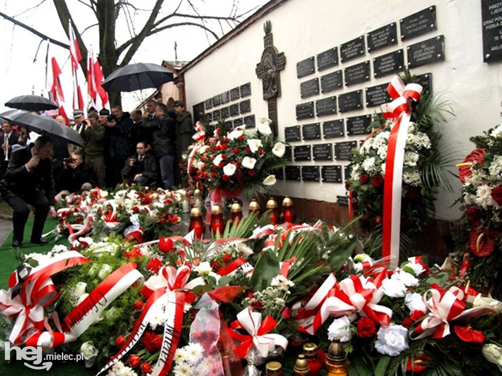Mielec po katastrofie smoleńskiej w kwietniu 2010 roku