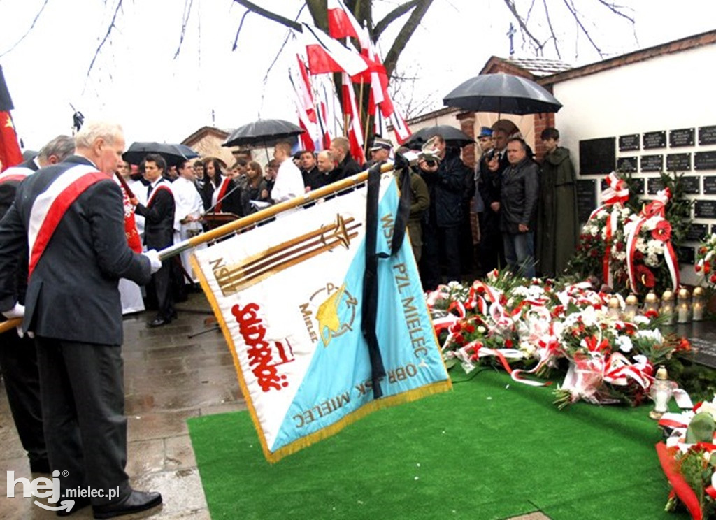 Mielec po katastrofie smoleńskiej w kwietniu 2010 roku