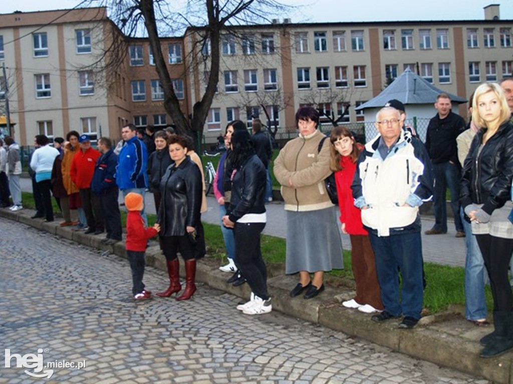Mielec po katastrofie smoleńskiej w kwietniu 2010 roku
