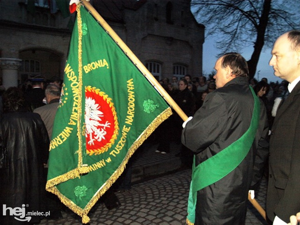 Mielec po katastrofie smoleńskiej w kwietniu 2010 roku