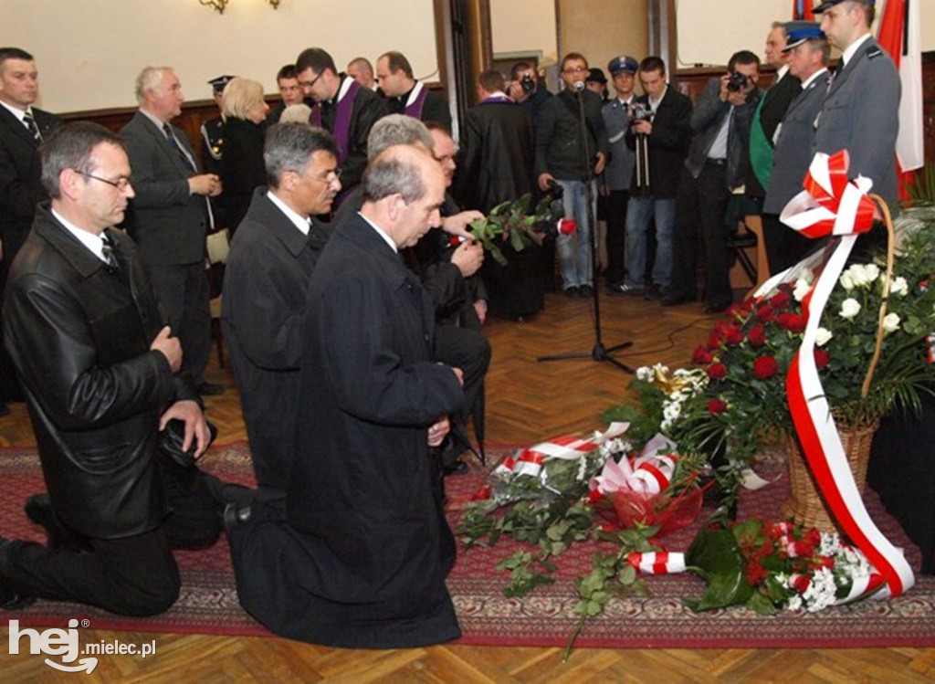 Mielec po katastrofie smoleńskiej w kwietniu 2010 roku