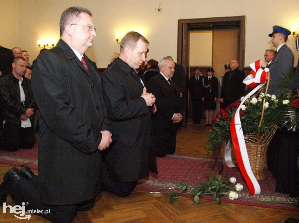 Mielec po katastrofie smoleńskiej w kwietniu 2010 roku