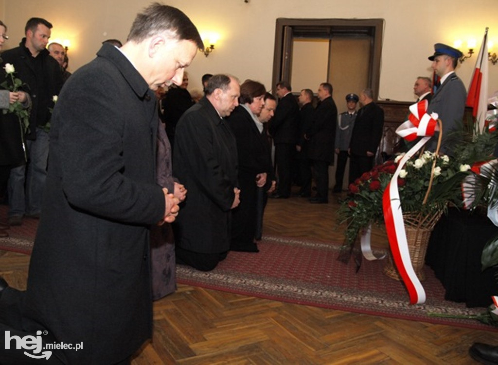 Mielec po katastrofie smoleńskiej w kwietniu 2010 roku