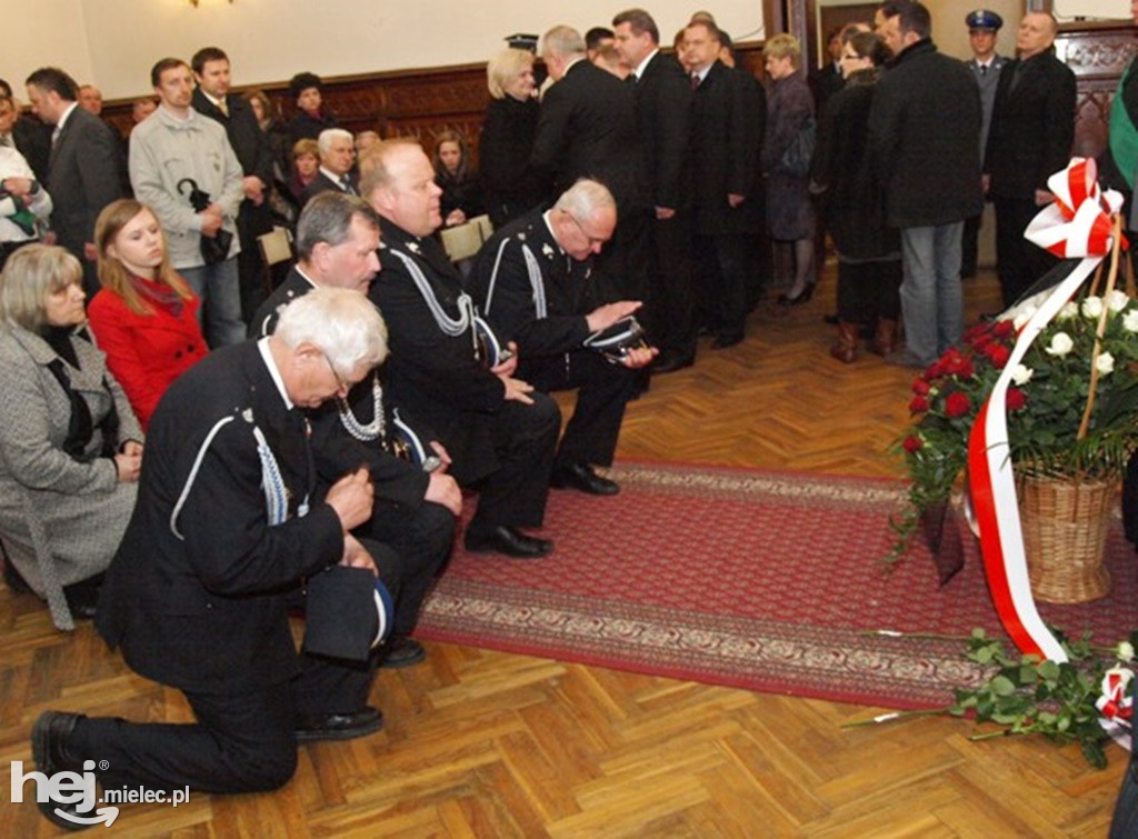 Mielec po katastrofie smoleńskiej w kwietniu 2010 roku