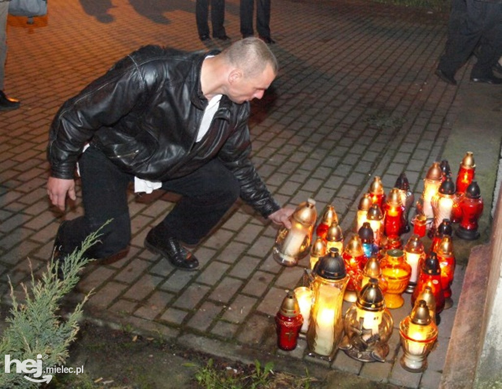 Mielec po katastrofie smoleńskiej w kwietniu 2010 roku