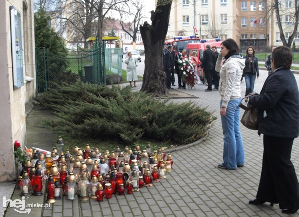 Mielec po katastrofie smoleńskiej w kwietniu 2010 roku