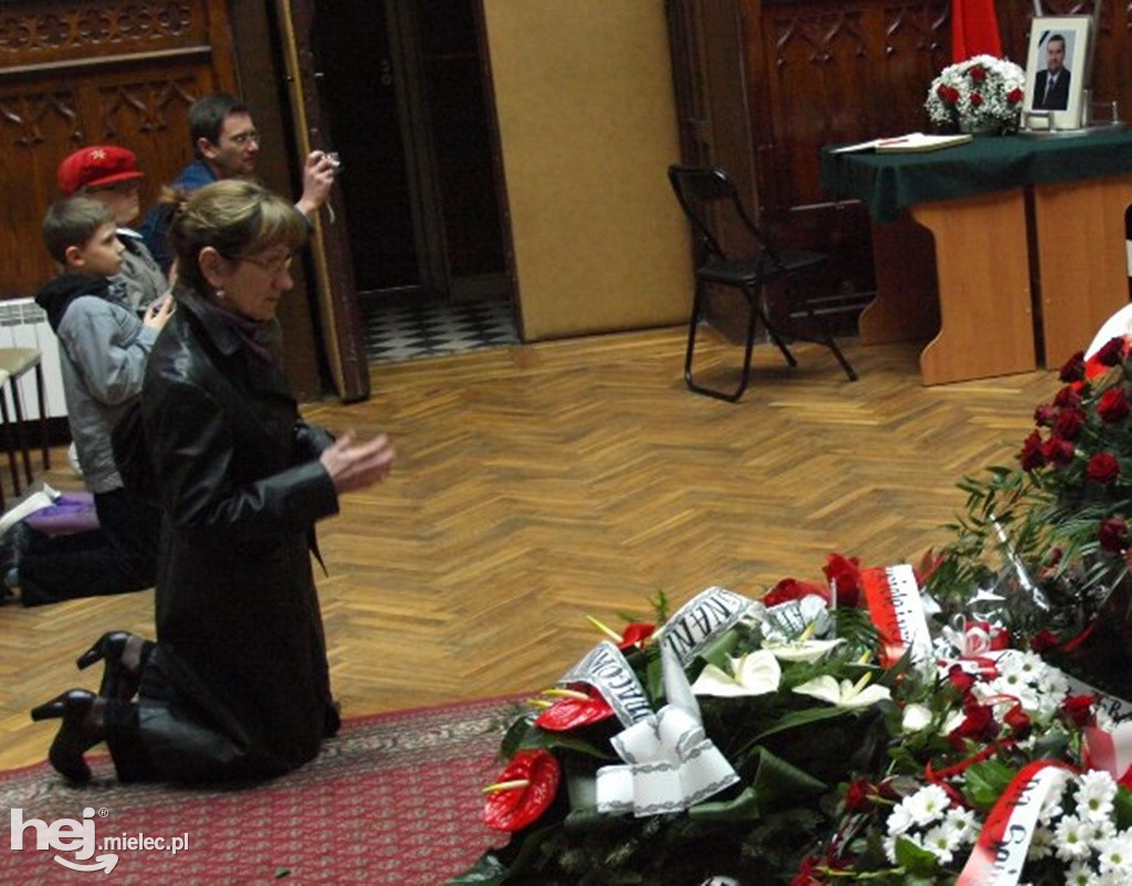Mielec po katastrofie smoleńskiej w kwietniu 2010 roku