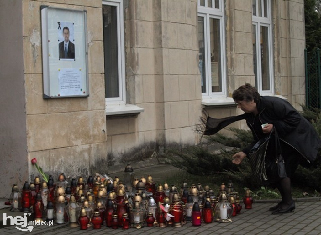 Mielec po katastrofie smoleńskiej w kwietniu 2010 roku