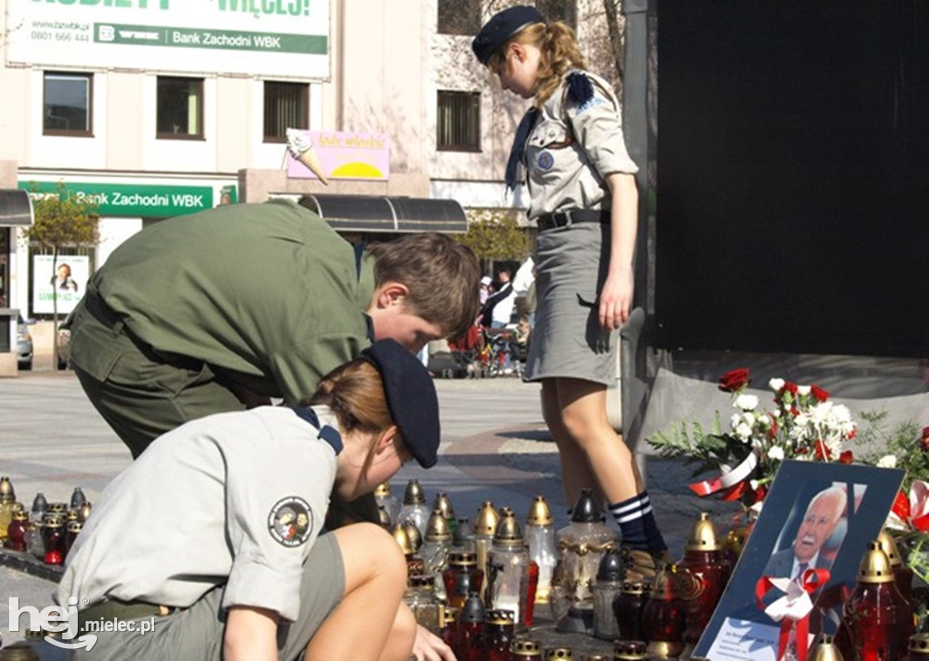 Mielec po katastrofie smoleńskiej w kwietniu 2010 roku