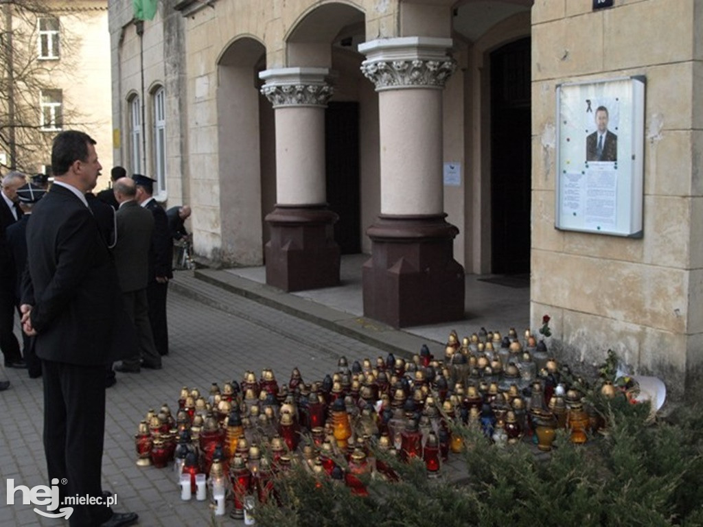 Mielec po katastrofie smoleńskiej w kwietniu 2010 roku