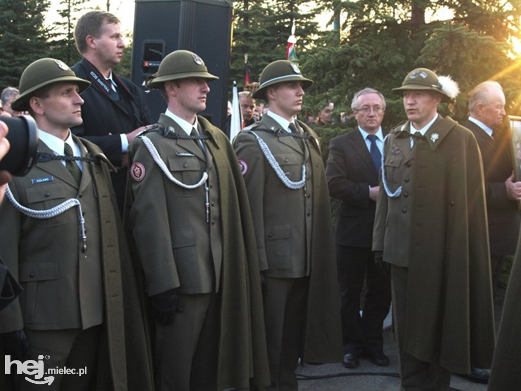 Mielec po katastrofie smoleńskiej w kwietniu 2010 roku