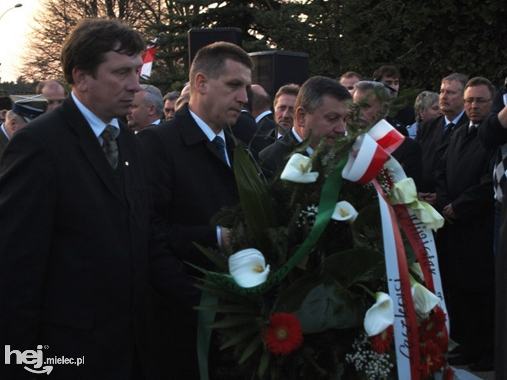 Mielec po katastrofie smoleńskiej w kwietniu 2010 roku