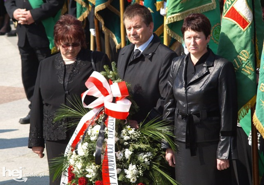 Mielec po katastrofie smoleńskiej w kwietniu 2010 roku
