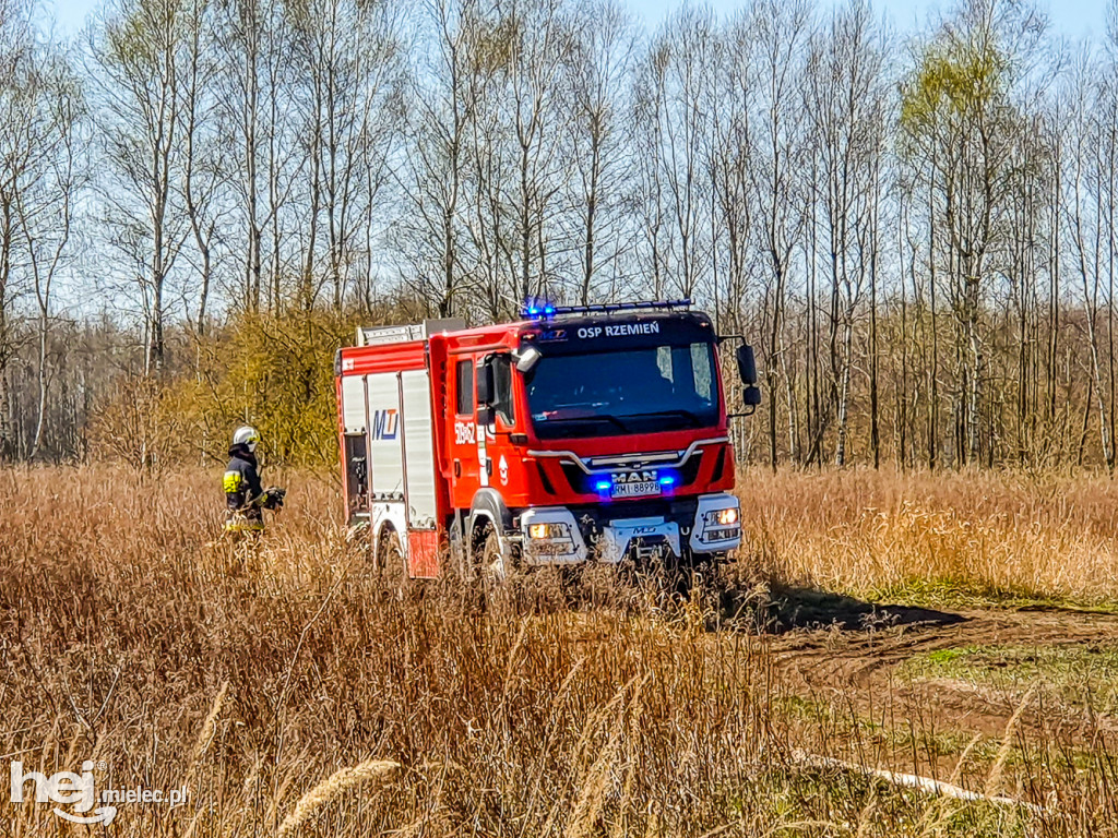 Pożar torfowisk w Rzemieniu