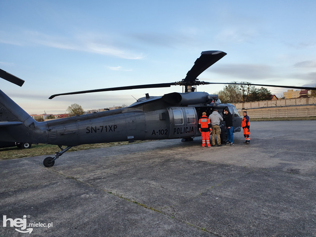 Black Hawk wykorzystany do ratowania pielęgniarki chorej na COVID-19