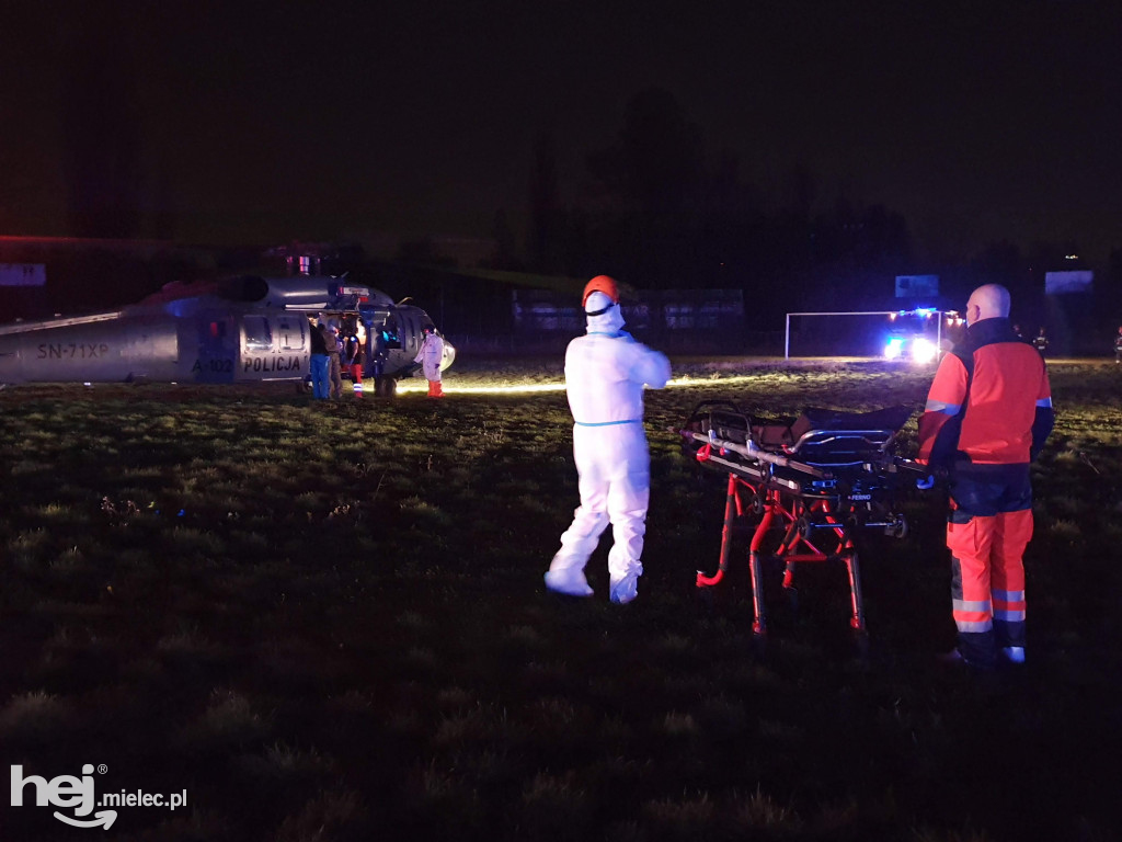 Black Hawk wykorzystany do ratowania pielęgniarki chorej na COVID-19