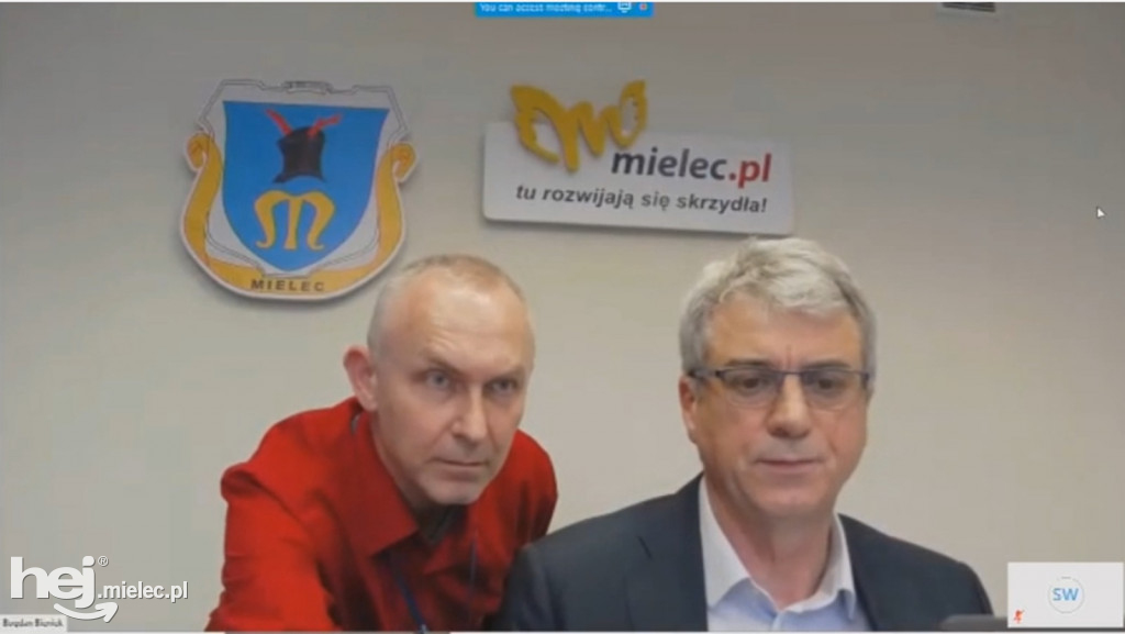 Pierwsza zdalna sesja Rady Miejskiej w Mielcu