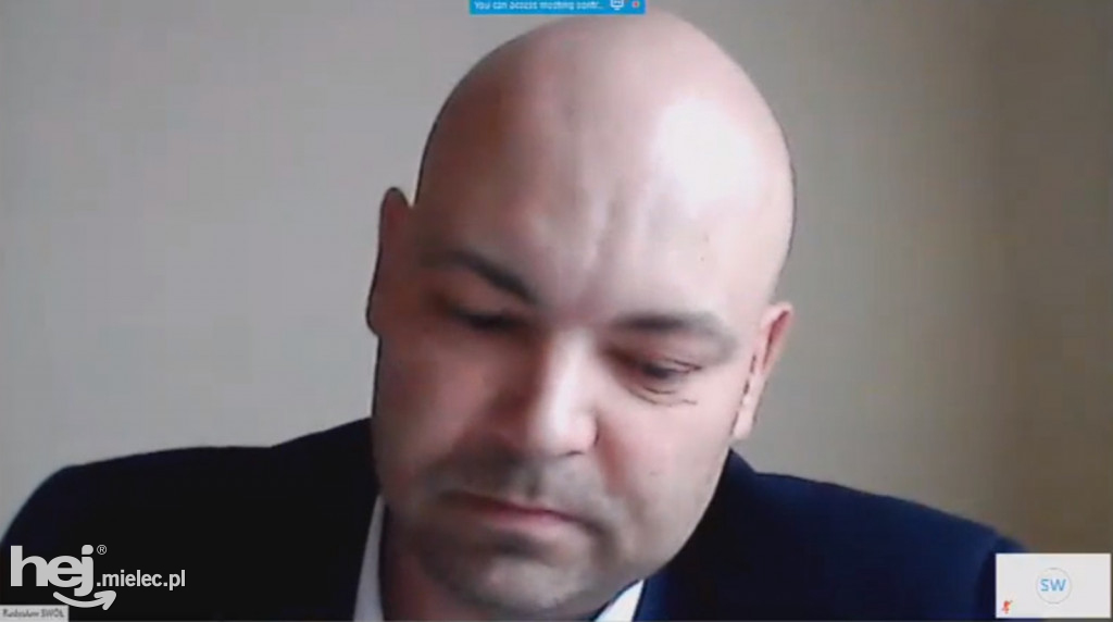 Pierwsza zdalna sesja Rady Miejskiej w Mielcu
