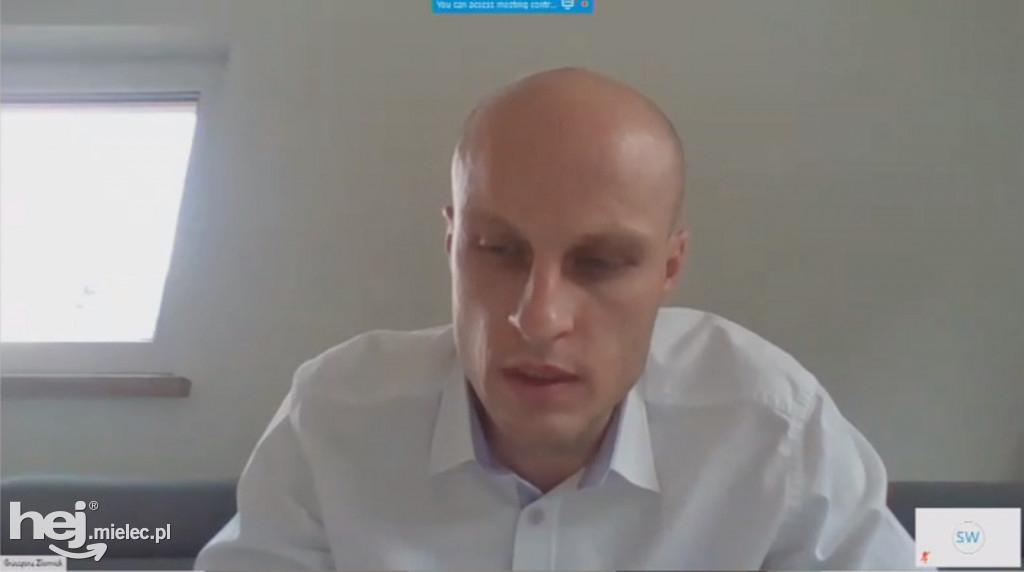 Pierwsza zdalna sesja Rady Miejskiej w Mielcu