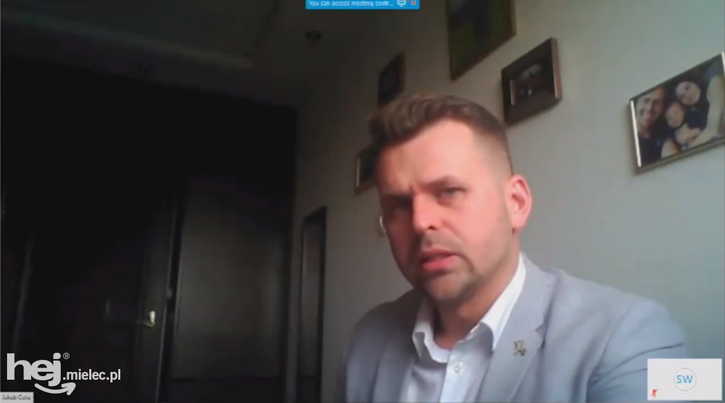 Pierwsza zdalna sesja Rady Miejskiej w Mielcu