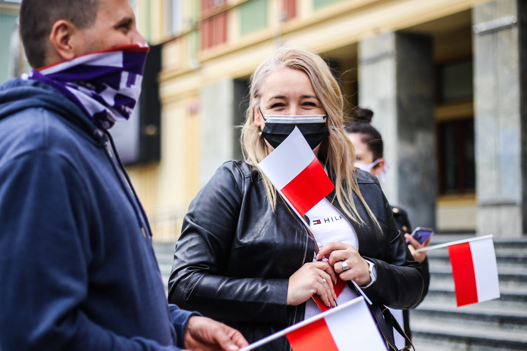 Dzień Flagi Rzeczypospolitej 2 maja 2020 w Mielcu