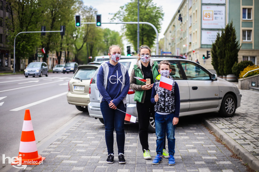 Dzień Flagi Rzeczypospolitej 2 maja 2020 w Mielcu