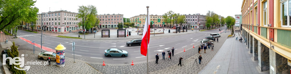 Dzień Flagi Rzeczypospolitej 2 maja 2020 w Mielcu