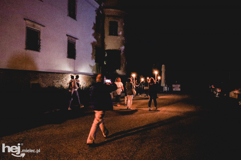 Nocne zwiedzanie zamku w Baranowie Sandomierskim