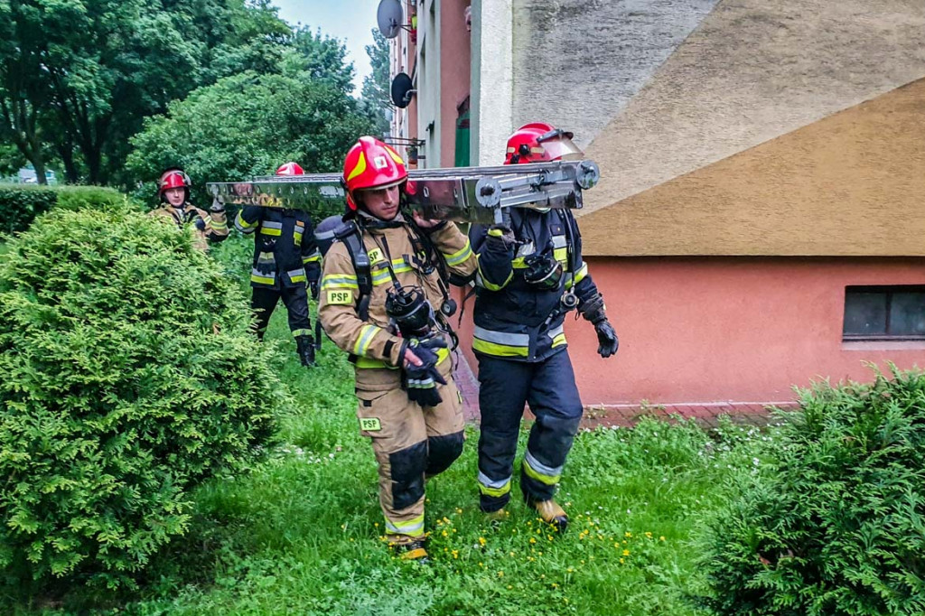 Pożar w mieszkaniu przy Spółdzielcznej