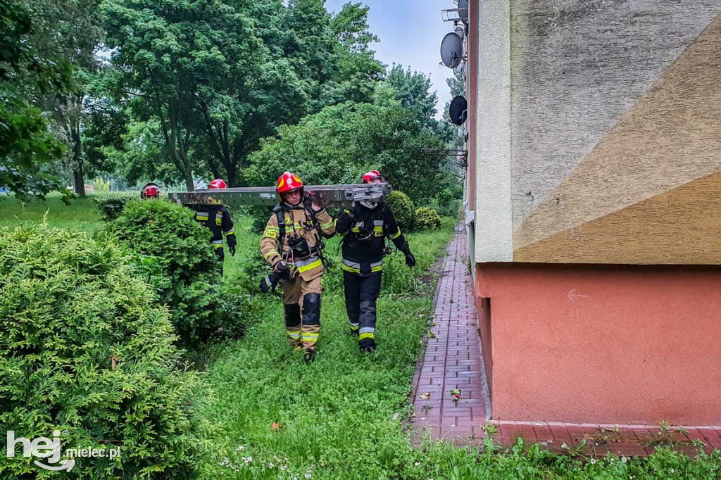 Pożar w mieszkaniu przy Spółdzielcznej
