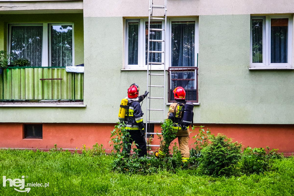 Pożar w mieszkaniu przy Spółdzielcznej