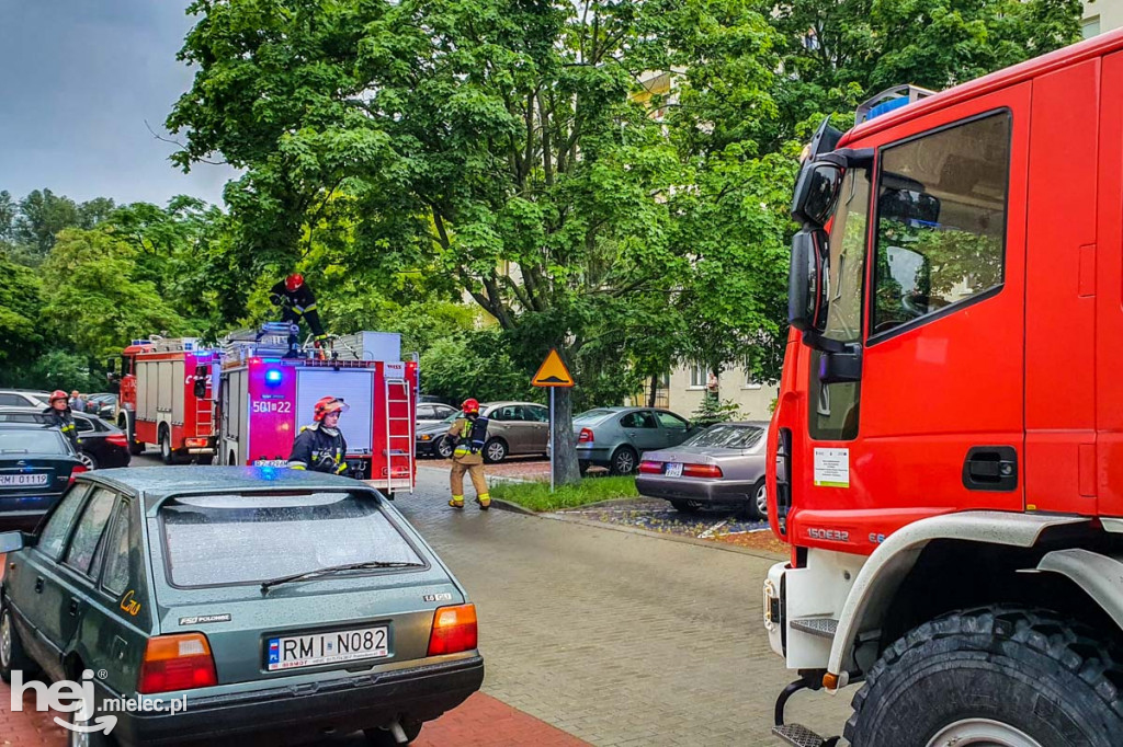 Pożar w mieszkaniu przy Spółdzielcznej