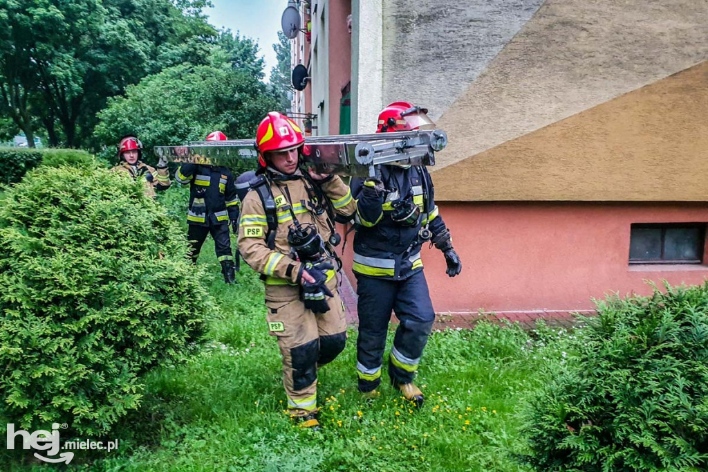 Pożar w mieszkaniu przy Spółdzielcznej