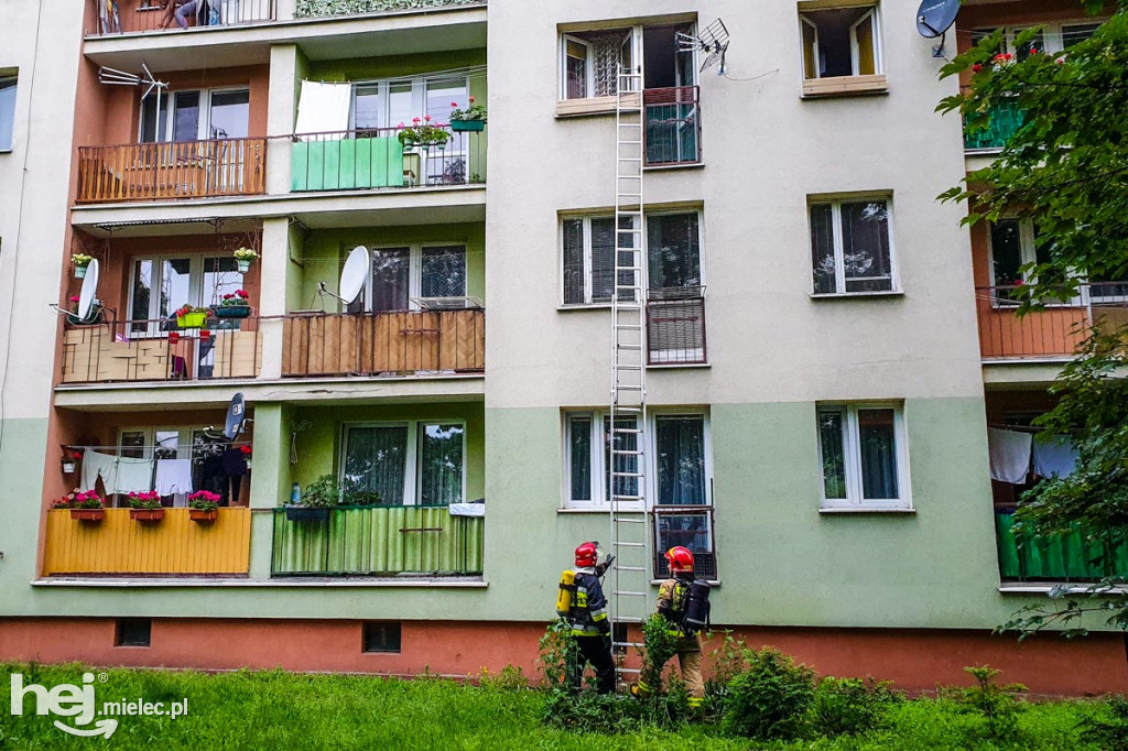 Pożar w mieszkaniu przy Spółdzielcznej