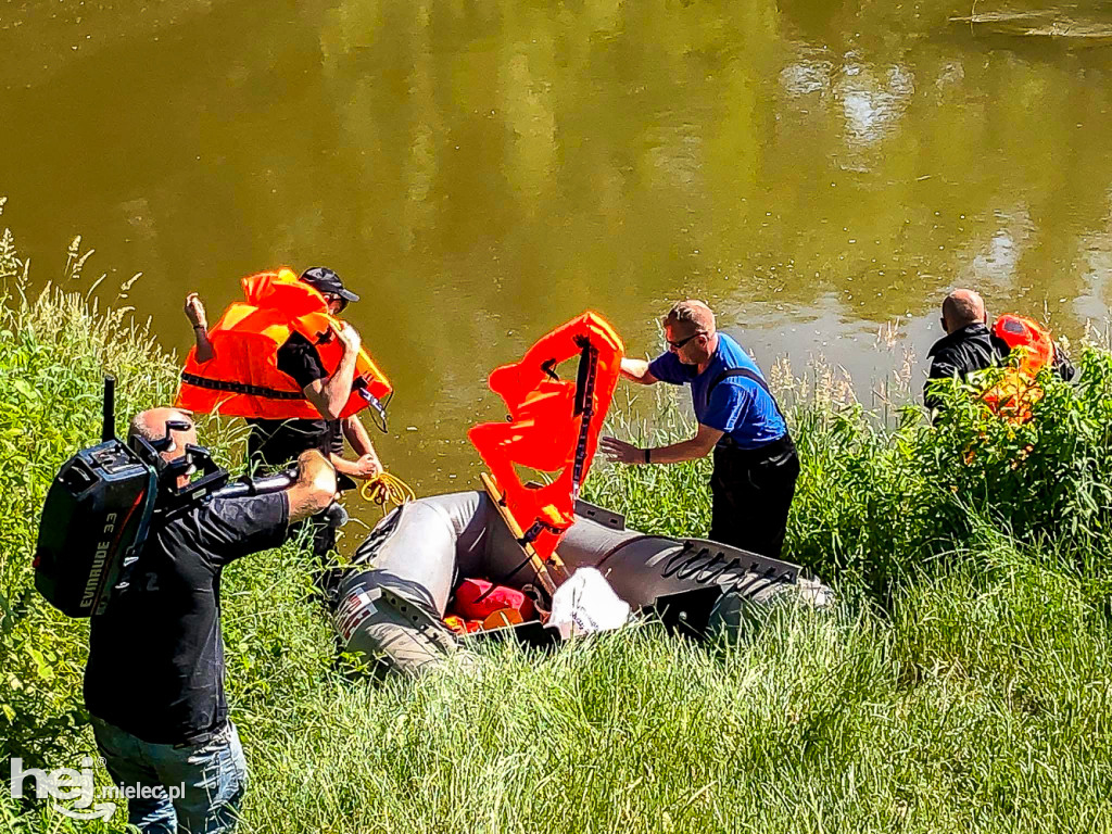 Akcja poszukiwawcza na Wisłoce