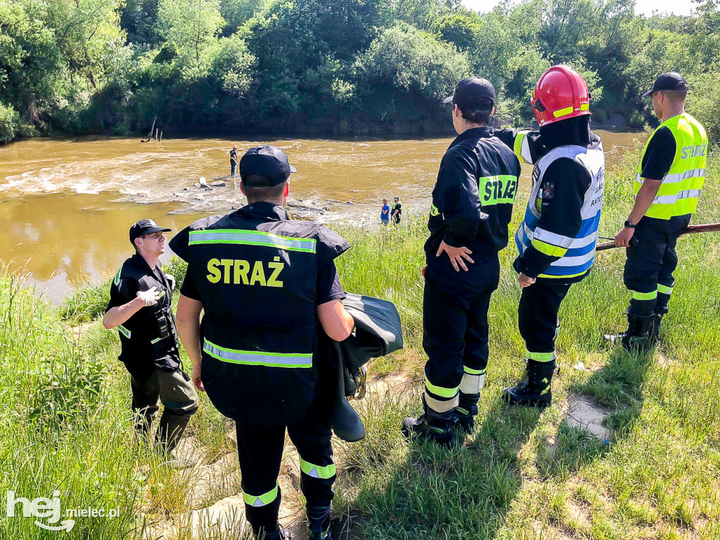 Akcja poszukiwawcza na Wisłoce