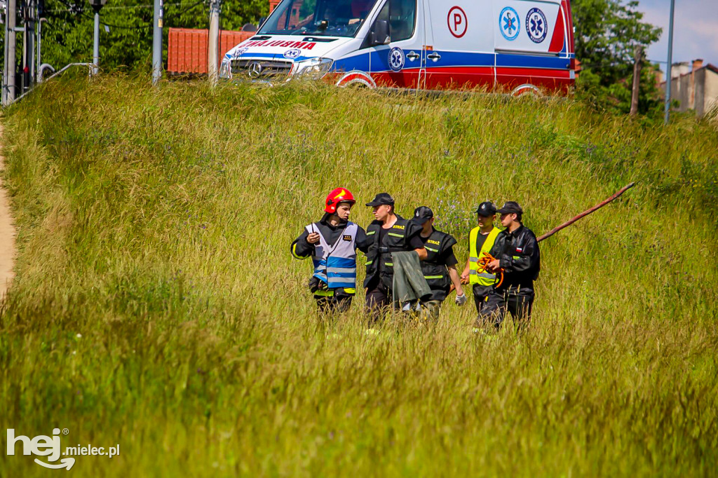 Akcja poszukiwawcza na Wisłoce
