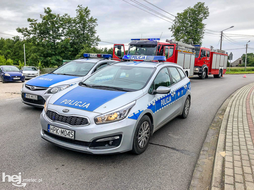 Czołowe zderzenie w Tuszymie