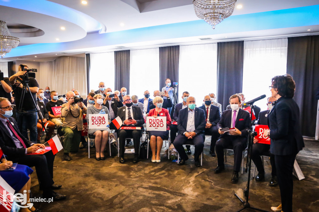 Marszałek Sejmu Elżbieta Witek w Mielcu