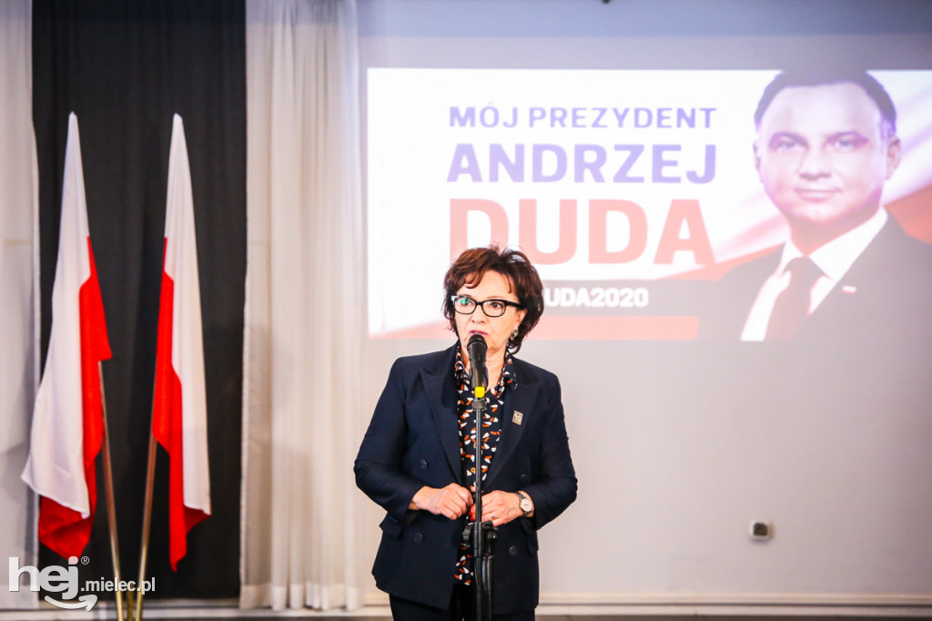 Marszałek Sejmu Elżbieta Witek w Mielcu