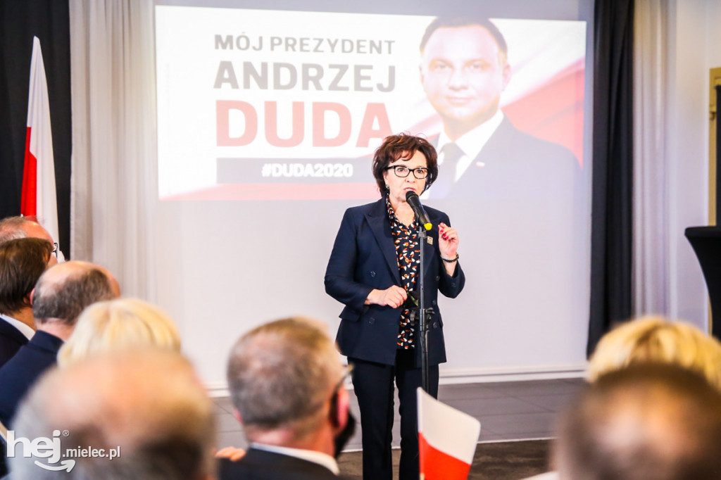 Marszałek Sejmu Elżbieta Witek w Mielcu