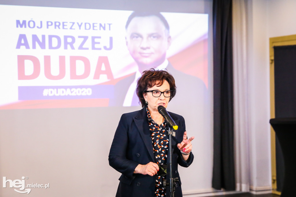 Marszałek Sejmu Elżbieta Witek w Mielcu
