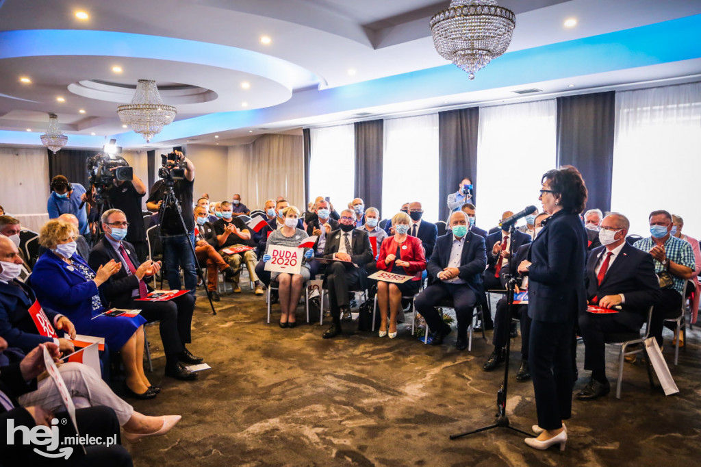 Marszałek Sejmu Elżbieta Witek w Mielcu