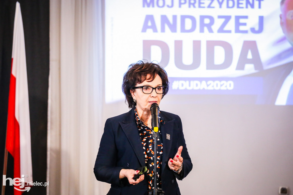 Marszałek Sejmu Elżbieta Witek w Mielcu