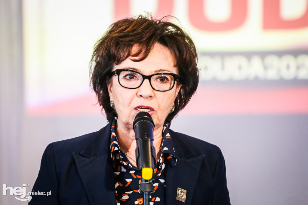 Marszałek Sejmu Elżbieta Witek w Mielcu