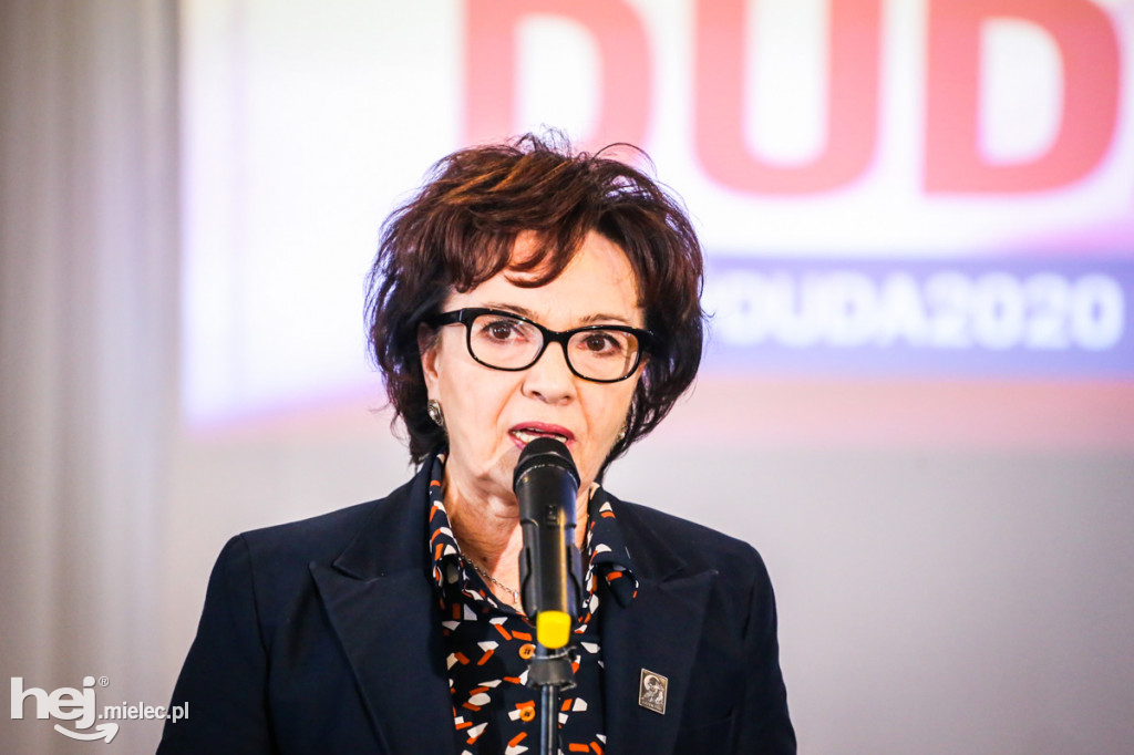Marszałek Sejmu Elżbieta Witek w Mielcu