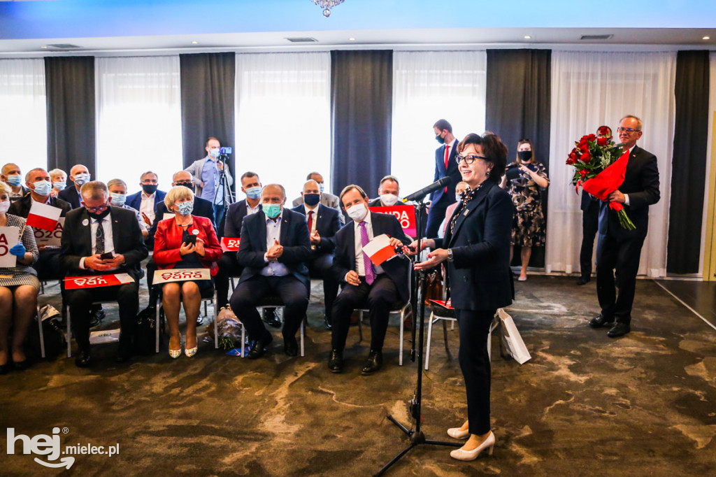 Marszałek Sejmu Elżbieta Witek w Mielcu