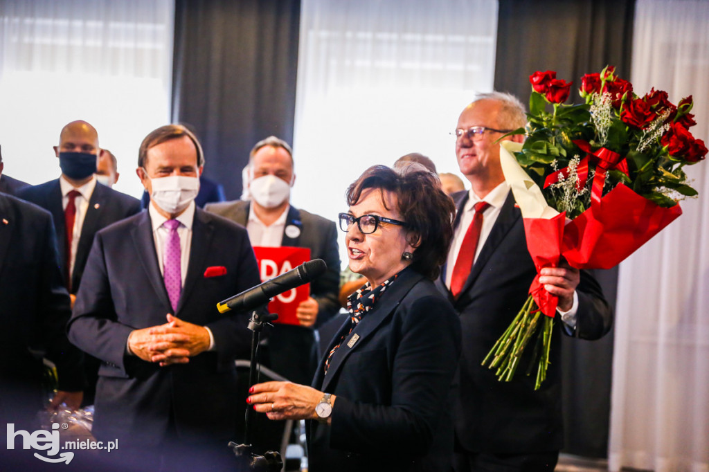 Marszałek Sejmu Elżbieta Witek w Mielcu
