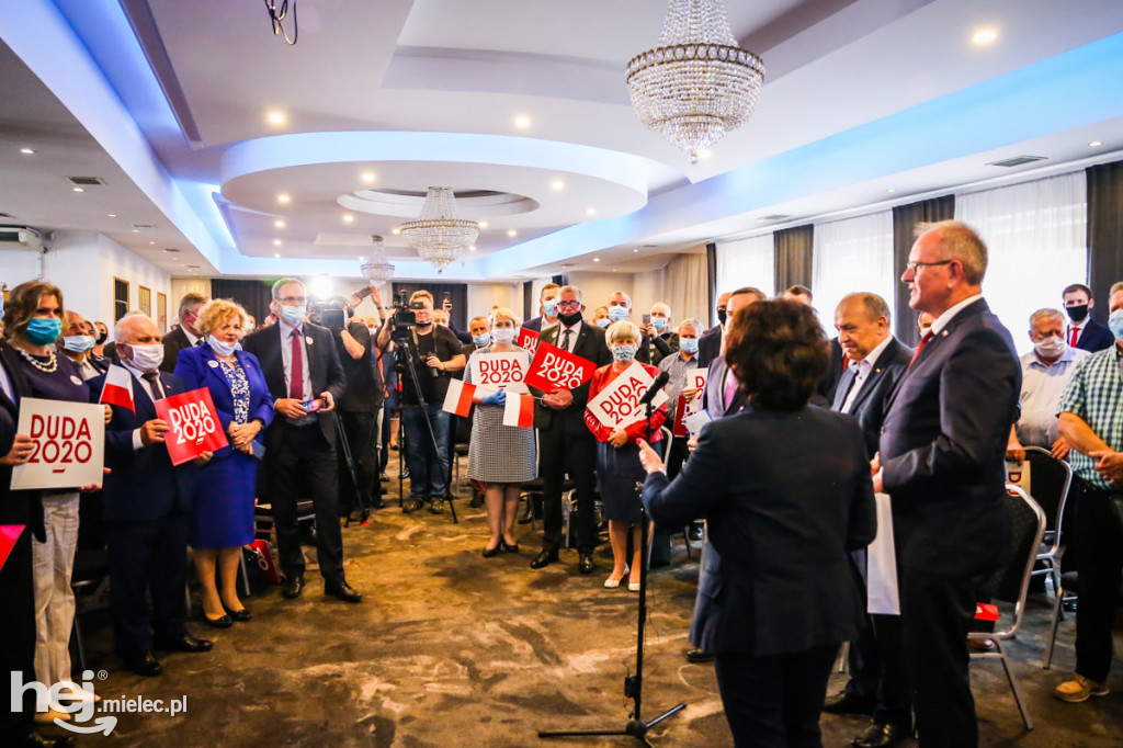 Marszałek Sejmu Elżbieta Witek w Mielcu