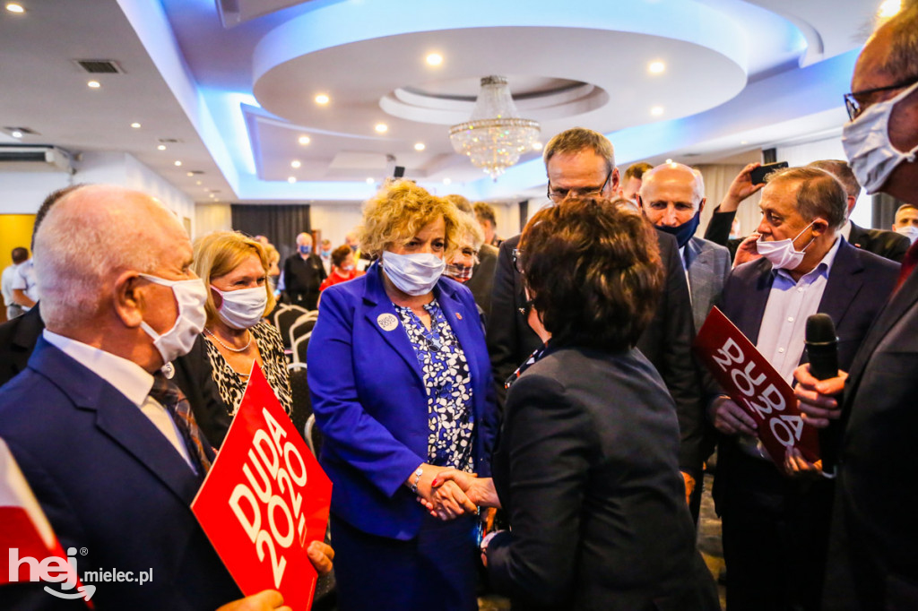 Marszałek Sejmu Elżbieta Witek w Mielcu